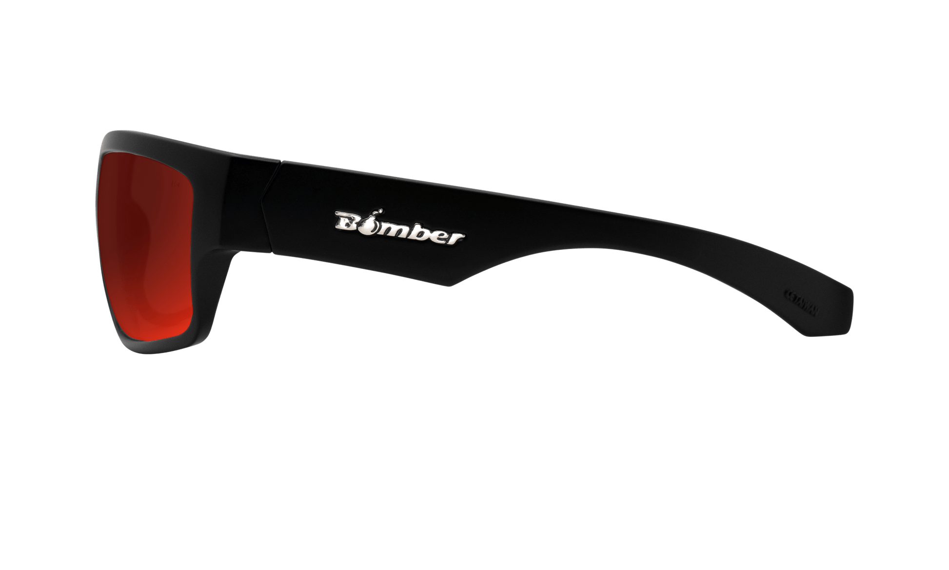 Red Mirrored Lens Safety Sunglasses - ANSI Z87+ Rated – Bomber Eyewear Red Mirrored Lens Safety Sunglasses - ANSI Z87+ Rated – Bomber Eyewear