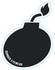 Decal Black Bomb Sticker