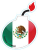 Decal Mexico Flag Bomb Sticker