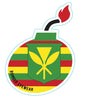 Decal Kanaka Maoli Hawaii Bomb Sticker
