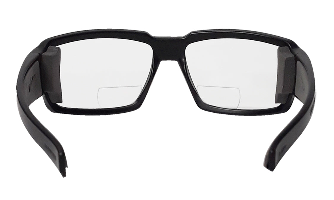 Clear Bifocal Safety Reading Glasses Bomber Eyewear