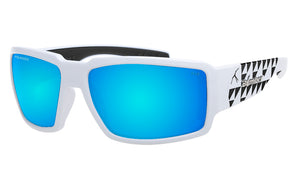 BOOGIE Safety - Polarized Ice Blue Mirror White Mana Series