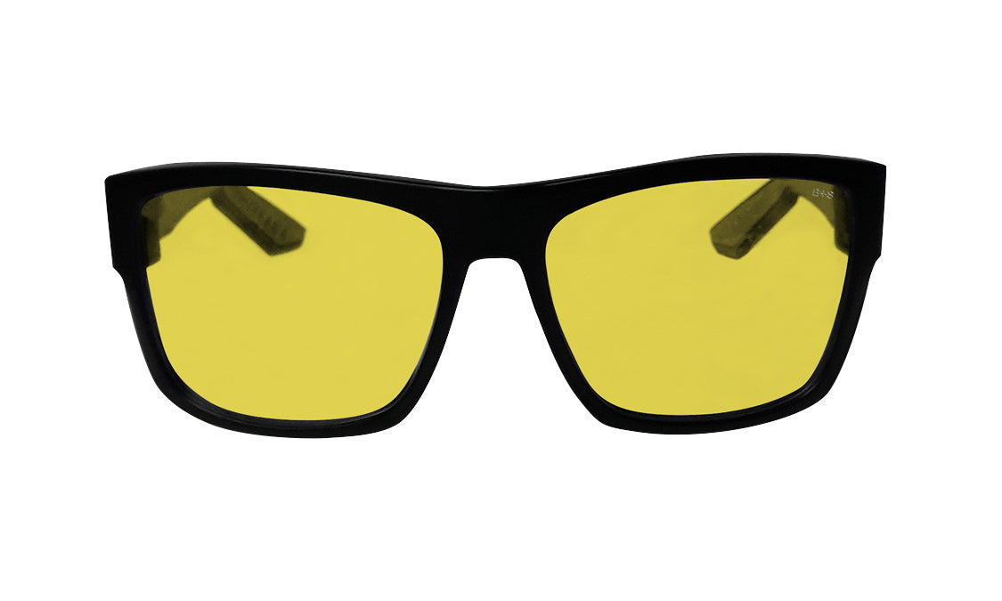 Clutch Yellow Lens Safety Glasses Bomber Eyewear
