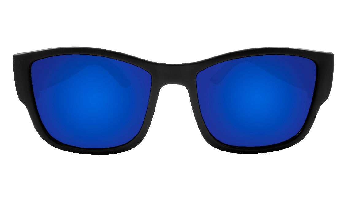 Gomer Blue Mirror Coating Sunglasses | Bomber Eyewear