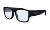 BLACK FRAME READING GLASSES WITH CLEAR LENS