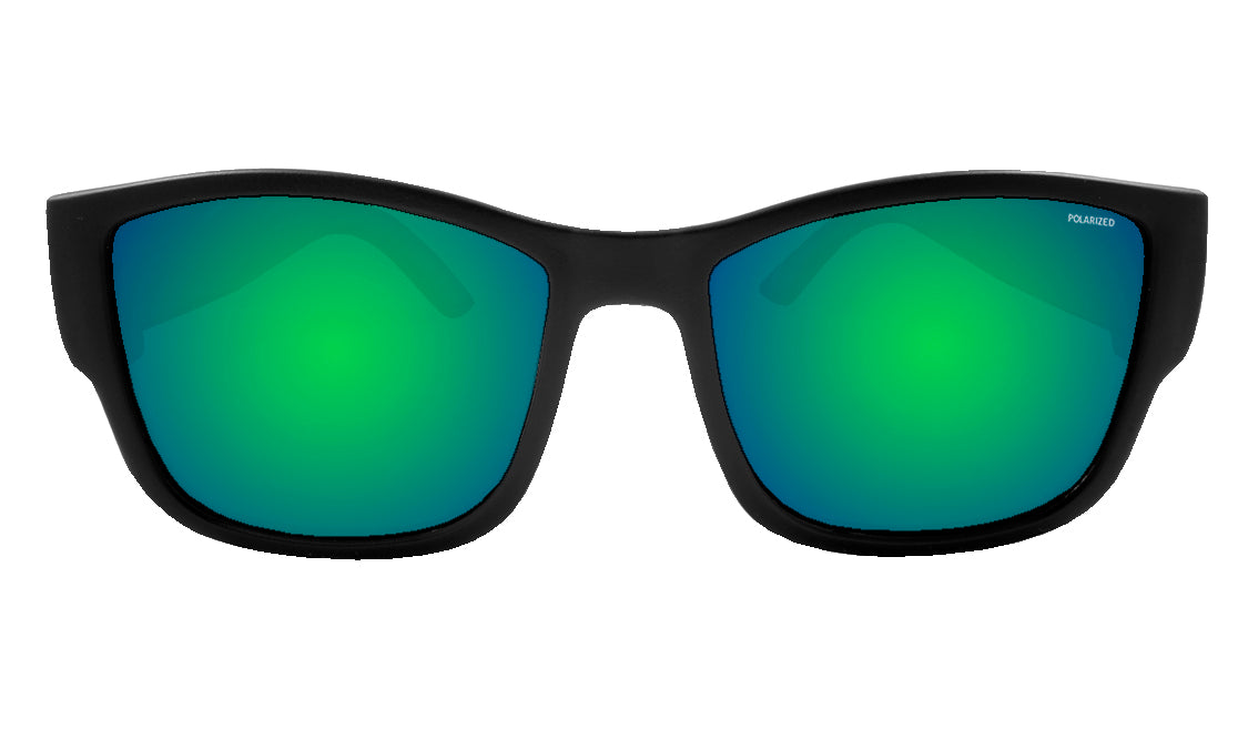 Green Mirrored Sunglasses (Polarized) | Bomber Eyewear