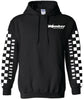 HOODED SWEATSHIRT SAFETY BLACK CHECKER