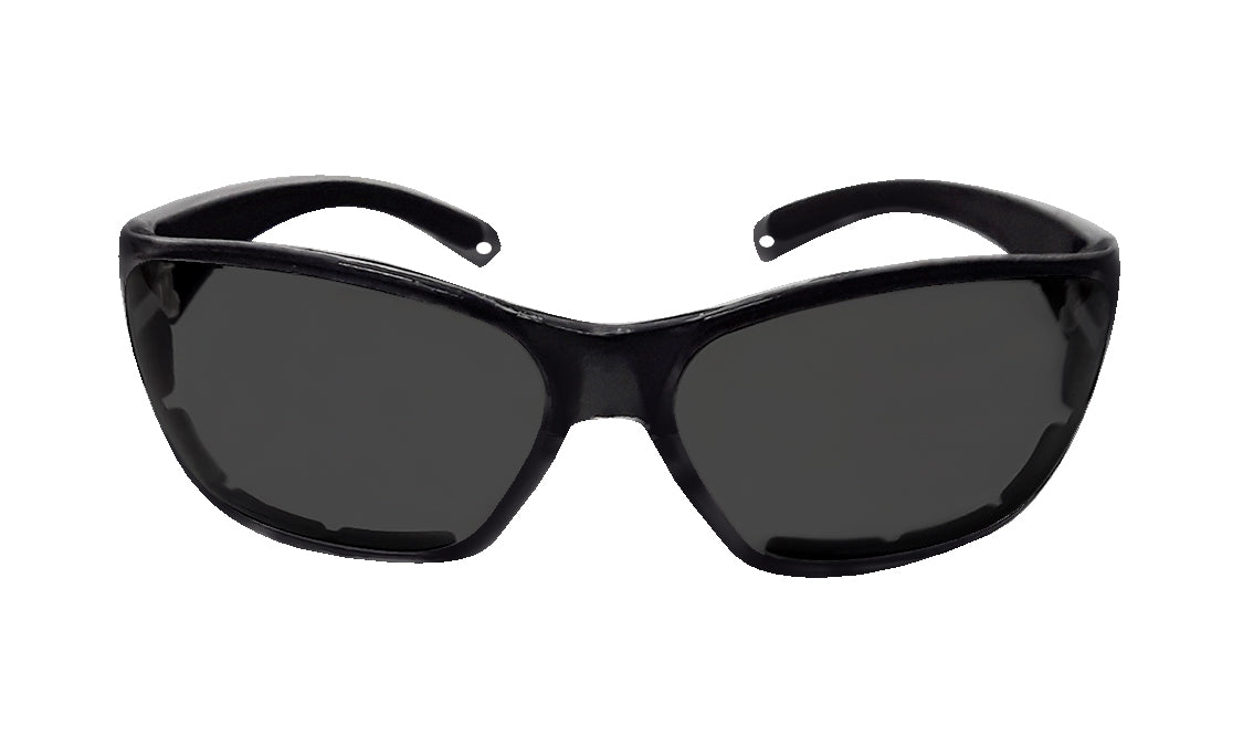 Foam Lined Spoggles Safety Glasses Black Tinted