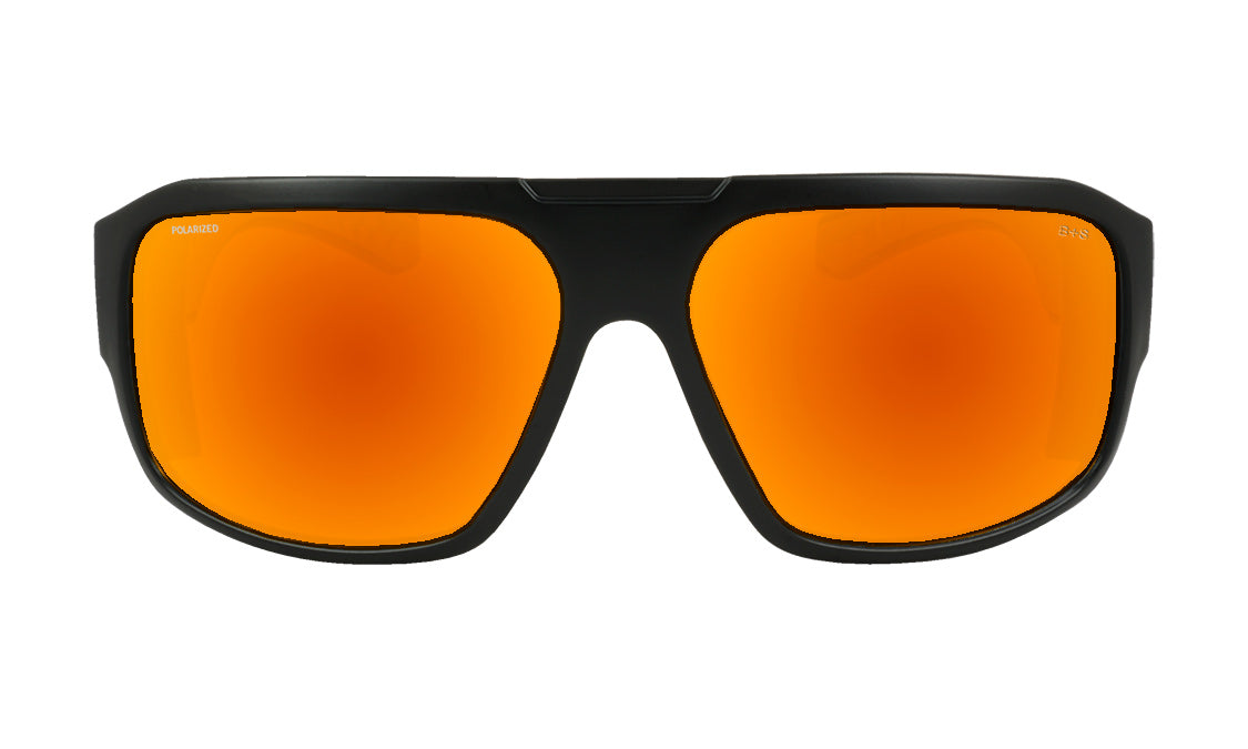 Mega Polarized Orange Shade Sunglasses Bomber Eyewear