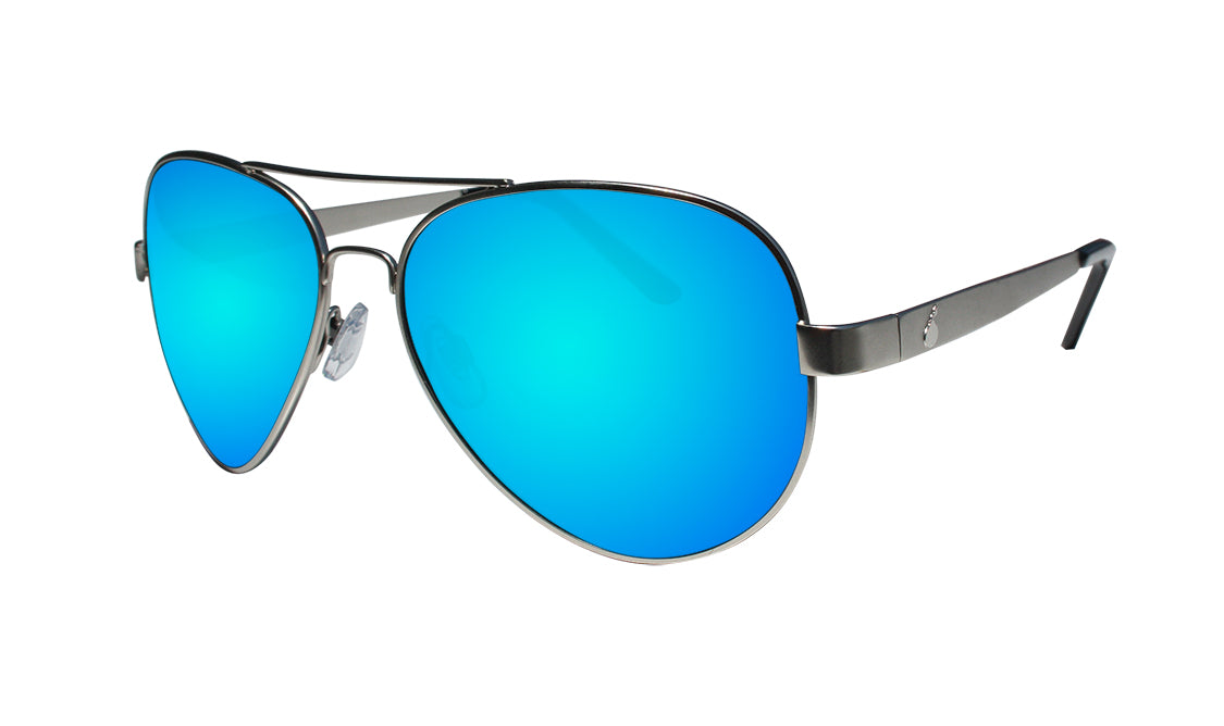 Polarized Blue Mirror Sunglasses  Polarized Blue Lens Sunglasses