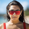 BUZZ Bomb Safety - Red Mirror Crystal