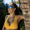 MEGA Safety - Polarized Ice Blue Mirror Aloha series