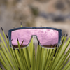 BUZZ Bomb Safety - Polarized Rose Gold Mirror Crystal