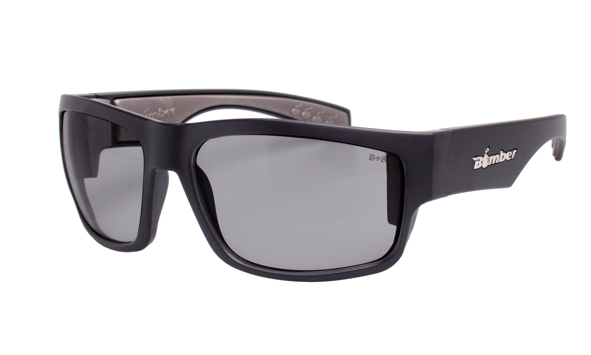 Bomber Sunglasses - Sugar Bomb Polarized Lens Black / Smoke / Gray