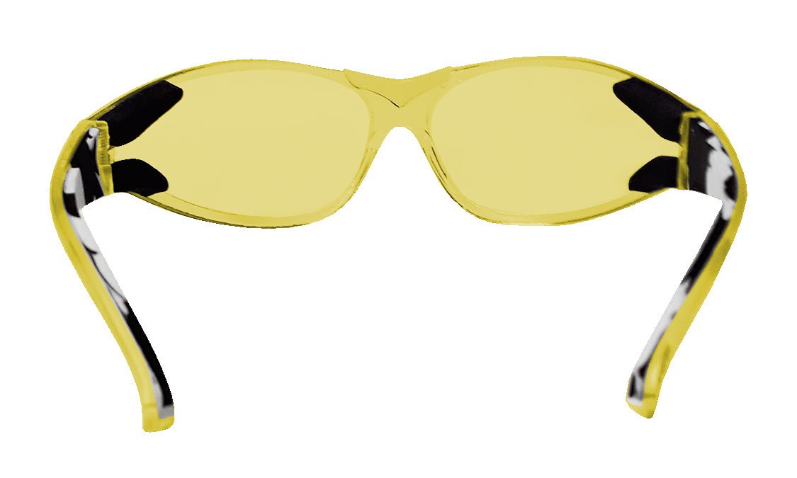 A - Bomb Safety - Yellow Anti - fog - Safety Glasses - Bomber Eyewear - F102AF