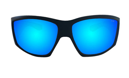 AHI Safety - Ice Blue Mirror - Safety Glasses - Bomber Eyewear - AH103ICE