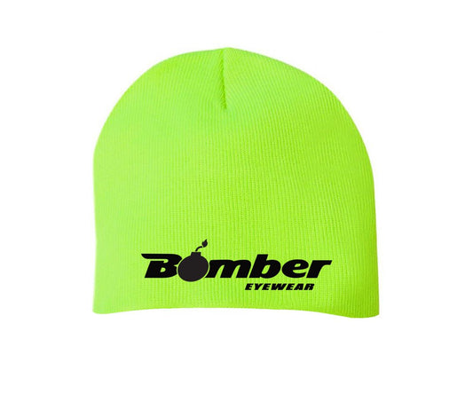 BEANIE - HI VIS NEON YELLOW - Accessories - Bomber Eyewear - BNE8YELNEON
