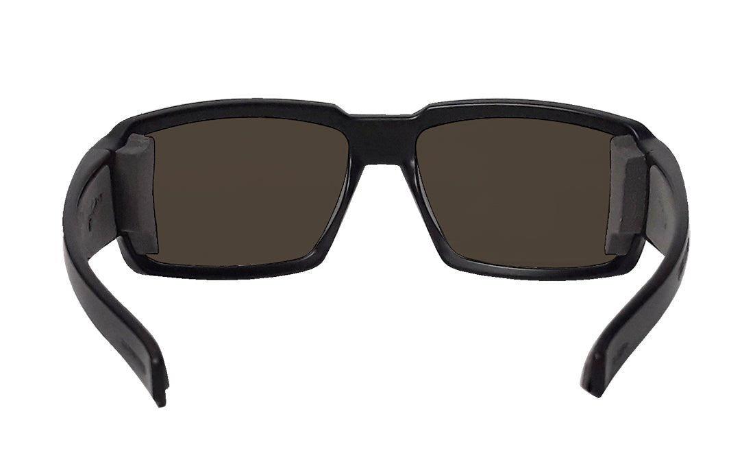 BOOGIE Safety - Polarized Ice Blue Mirror Mana Series - Safety Glasses - Bomber Eyewear - BG111ICEM