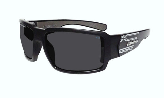 BOOGIE Safety - Polarized Smoke Aloha Series - Safety Glasses - Bomber Eyewear - BG111HW