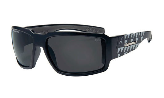 BOOGIE Safety - Polarized Smoke Mana Series - Safety Glasses - Bomber Eyewear - BG111M