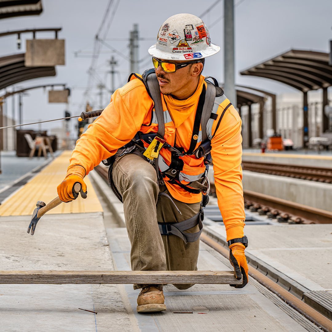 BOOGIE Safety - Red Mirror Crystal - Safety Glasses - Bomber Eyewear - BG104RMRF-3