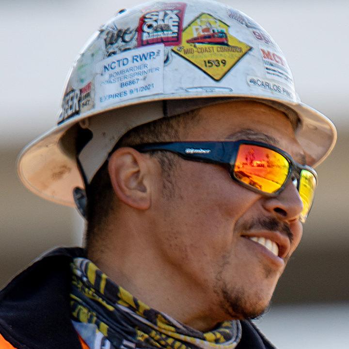 BOOGIE Safety - Red Mirror Crystal - Safety Glasses - Bomber Eyewear - BG104RMRF-3