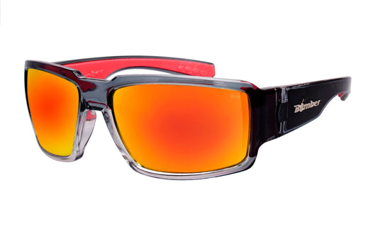 BOOGIE Safety - Red Mirror Crystal - Safety Glasses - Bomber Eyewear - BG104RMRF-3