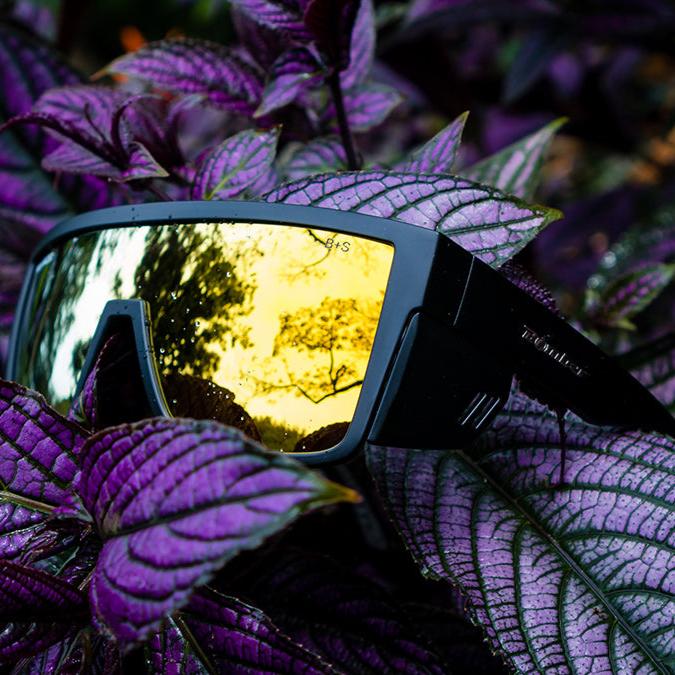 BUZZ Bomb Safety - Polarized Gold Mirror - Safety Glasses - Bomber Eyewear - BZ111GLD