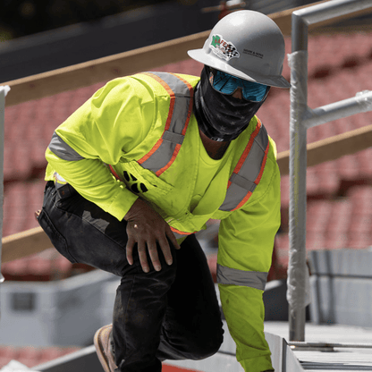 BUZZ Bomb Safety - Polarized Ice Mirror Crystal - Safety Glasses - Bomber Eyewear - BZ114ICE