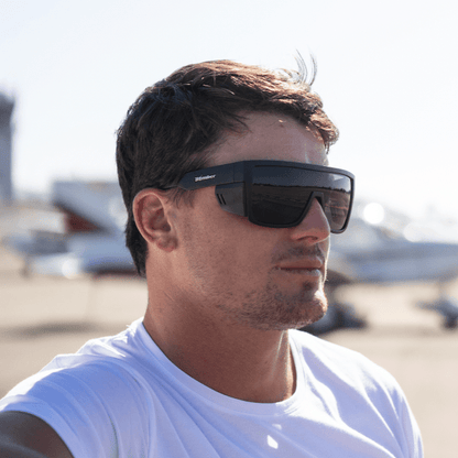 BUZZ Bomb Safety - Smoke - Safety Glasses - Bomber Eyewear - BZ103