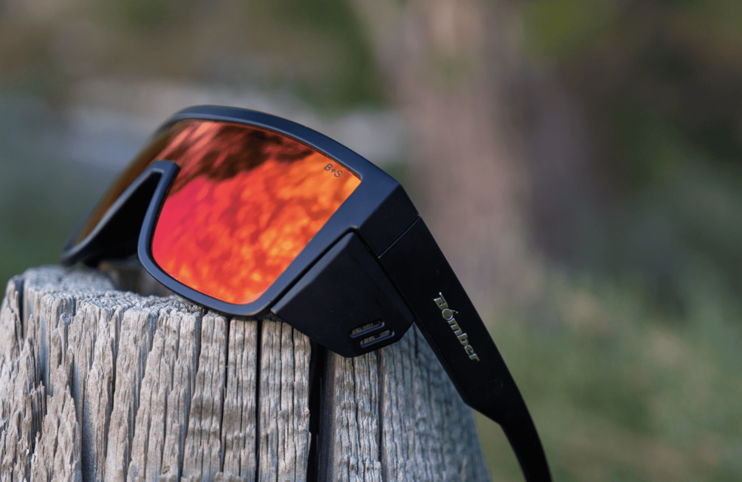 BUZZ BOMB SIDE SHIELDS - Glasses not included - Accessories - Bomber Eyewear - BUZZ SIDE SHIELD-BLACK