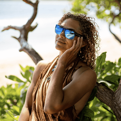 CLUTCH Safety - Ice Blue Mirror Crystal (Grande Available) - Safety Glasses - Bomber Eyewear - CL104ICE