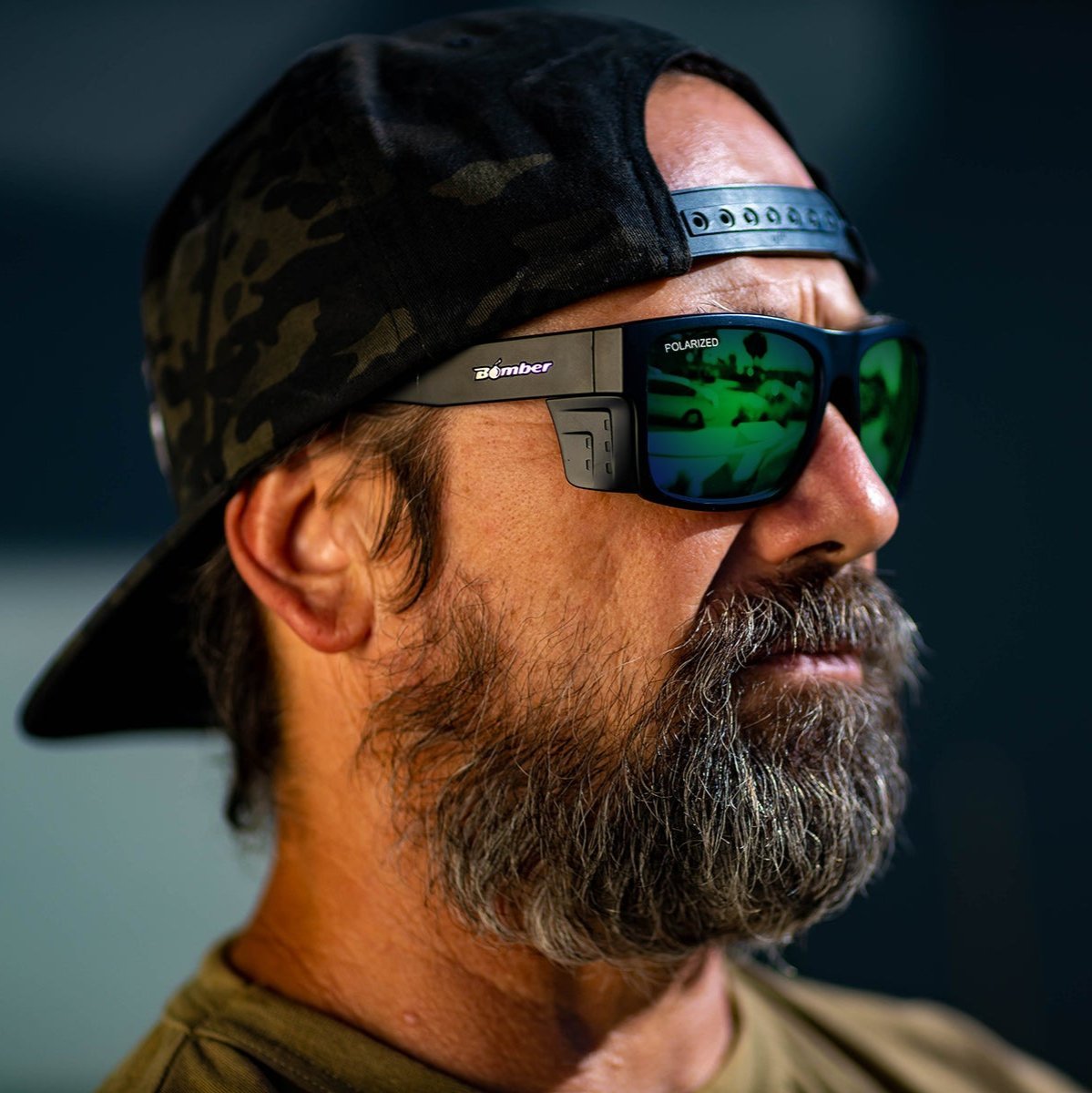 CLUTCH Safety - Polarized Green Mirror - Bomber Eyewear - CL111GM