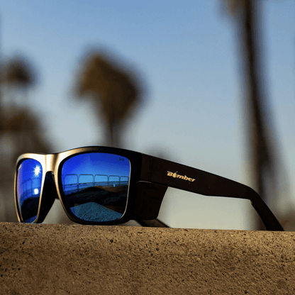 CLUTCH Safety - Polarized Ice Blue Mirror - Safety Glasses - Bomber Eyewear - CL111ICE