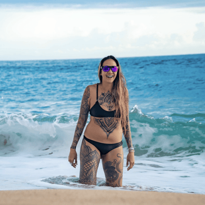 CLUTCH Safety - Polarized Revo Pink Mirror Crystal - Safety Glasses - Bomber Eyewear - CL114PNK