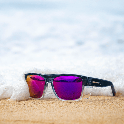 CLUTCH Safety - Polarized Revo Pink Mirror Crystal - Safety Glasses - Bomber Eyewear - CL114PNK