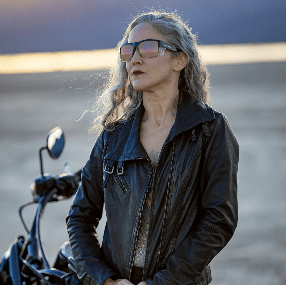 CLUTCH Safety - Polarized Rose Gold Mirror Crystal - Safety Glasses - Bomber Eyewear - CL114PM