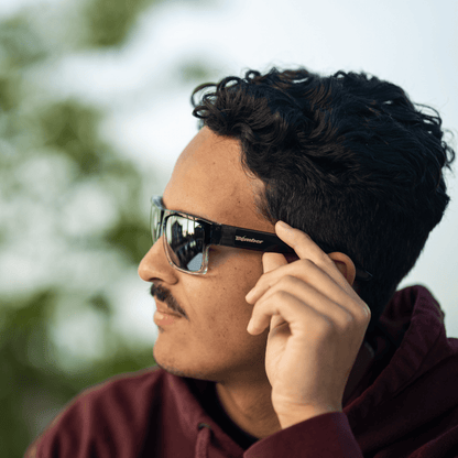 CLUTCH Safety - Polarized Silver Mirror Crystal - Safety Glasses - Bomber Eyewear - CL114