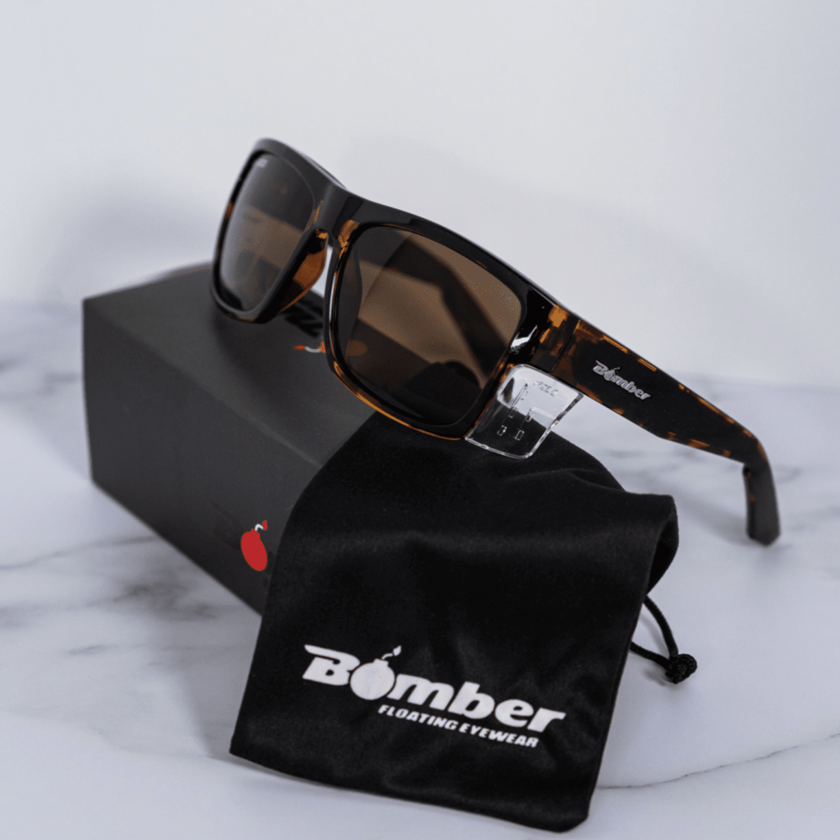 CLUTCH Safety - Polarized Tortoise (Grande Available) - Safety Glasses - Bomber Eyewear - CL112
