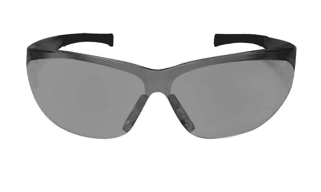 E - Bomb Safety - Silver Mirror - Safety Glasses - Bomber Eyewear - E105