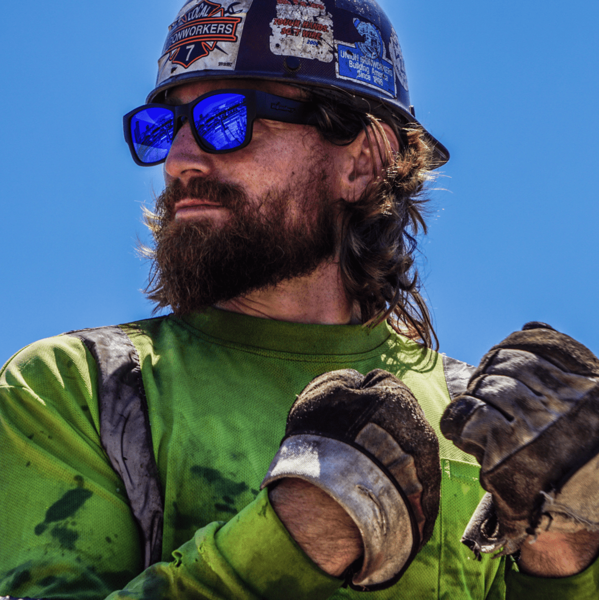 GOMER - Blue Mirror - Sunglasses - Bomber Eyewear - GM101BM