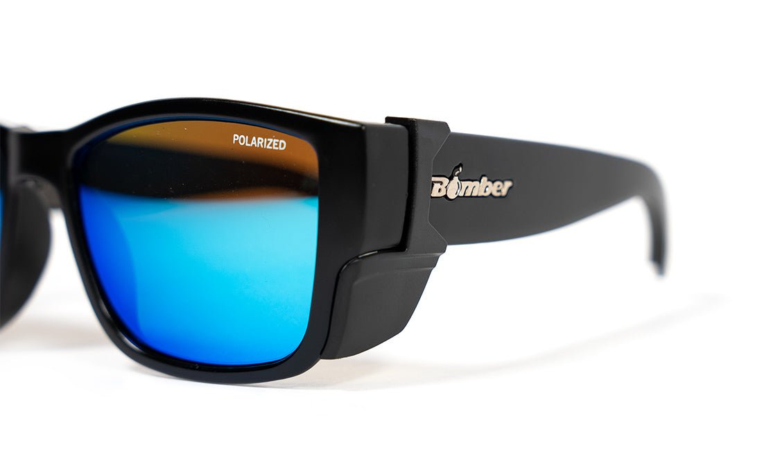 GOMER BOMB SIDE SHIELD Z87+ BLACK - Glasses not included - Bomber Eyewear - GMSS_BLK