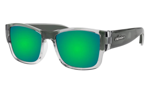 GOMER - Green Mirror Crystal - Sunglasses - Bomber Eyewear - GM104GM