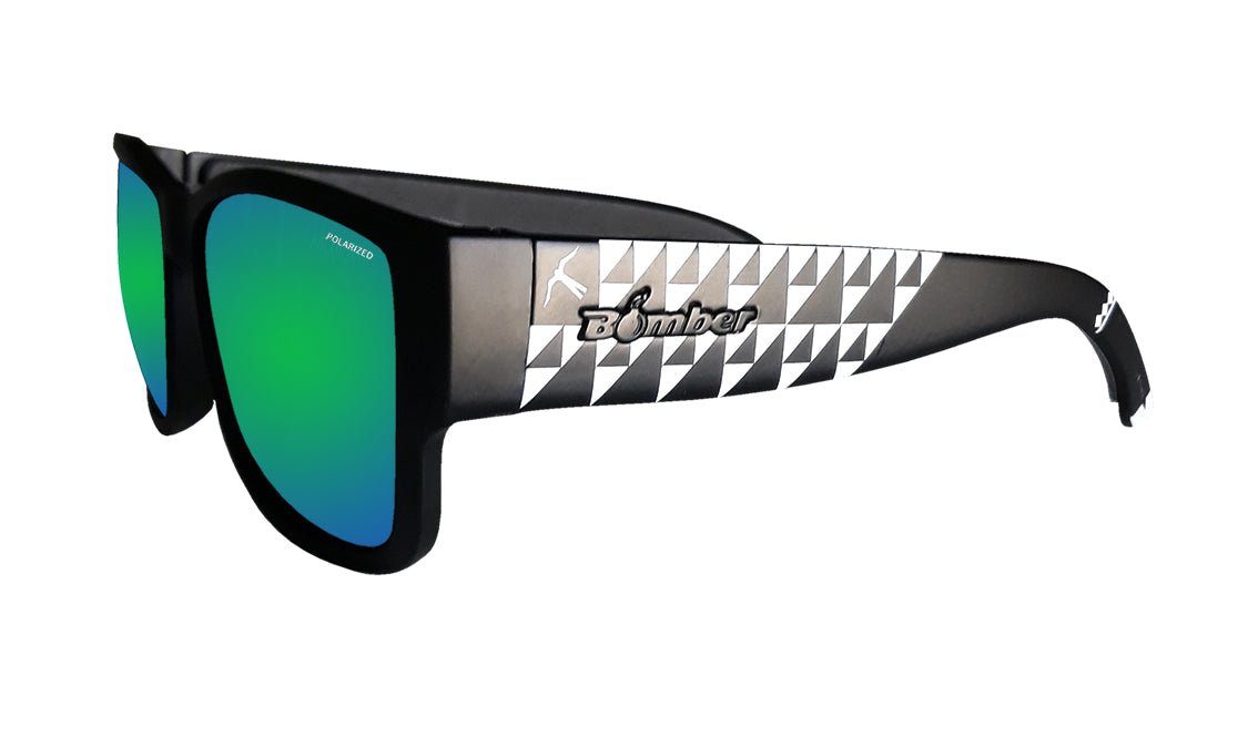 GOMER - Polarized Green Mirror Mana Series - Sunglasses - Bomber Eyewear - GM111GMM