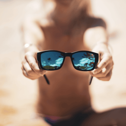 GOMER - Polarized Ice Blue Mirror - Sunglasses - Bomber Eyewear - GM111ICE