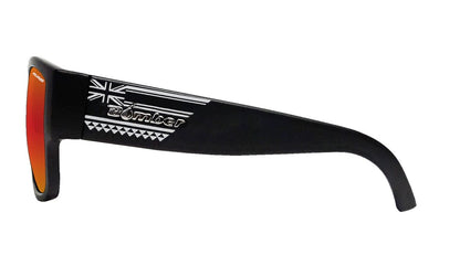 GOMER - Polarized Red Mirror Aloha Series - Sunglasses - Bomber Eyewear - GM111RMHW