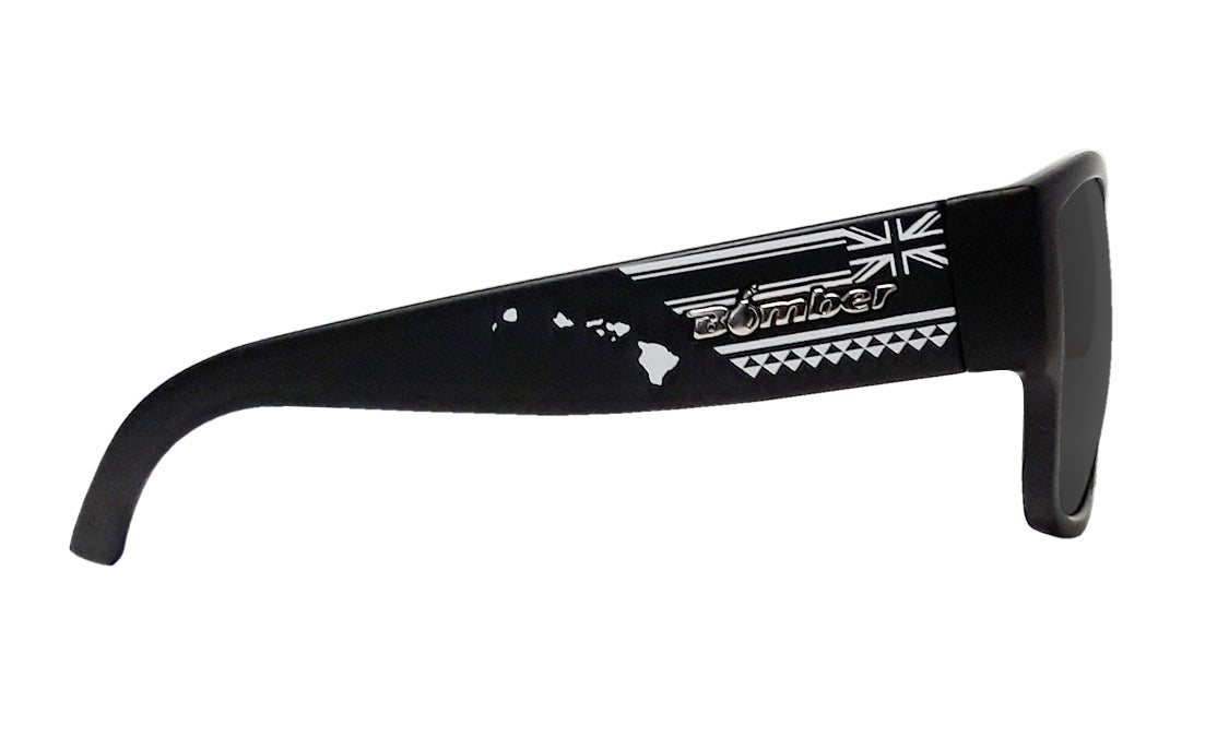 GOMER - Polarized Smoke Aloha Series - Sunglasses - Bomber Eyewear - GM111HW