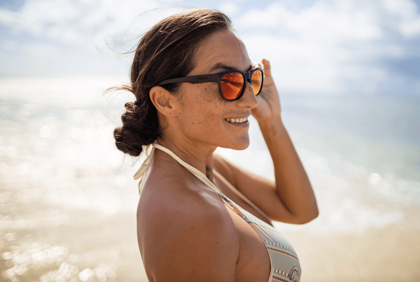 GROM - Polarized Red Mirror Blk - Sunglasses - Bomber Eyewear - GR111RM