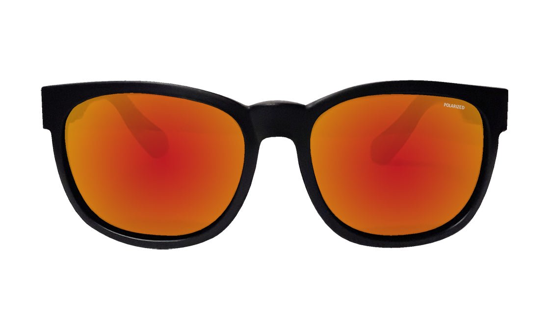 GROM - Polarized Red Mirror Blk - Sunglasses - Bomber Eyewear - GR111RM