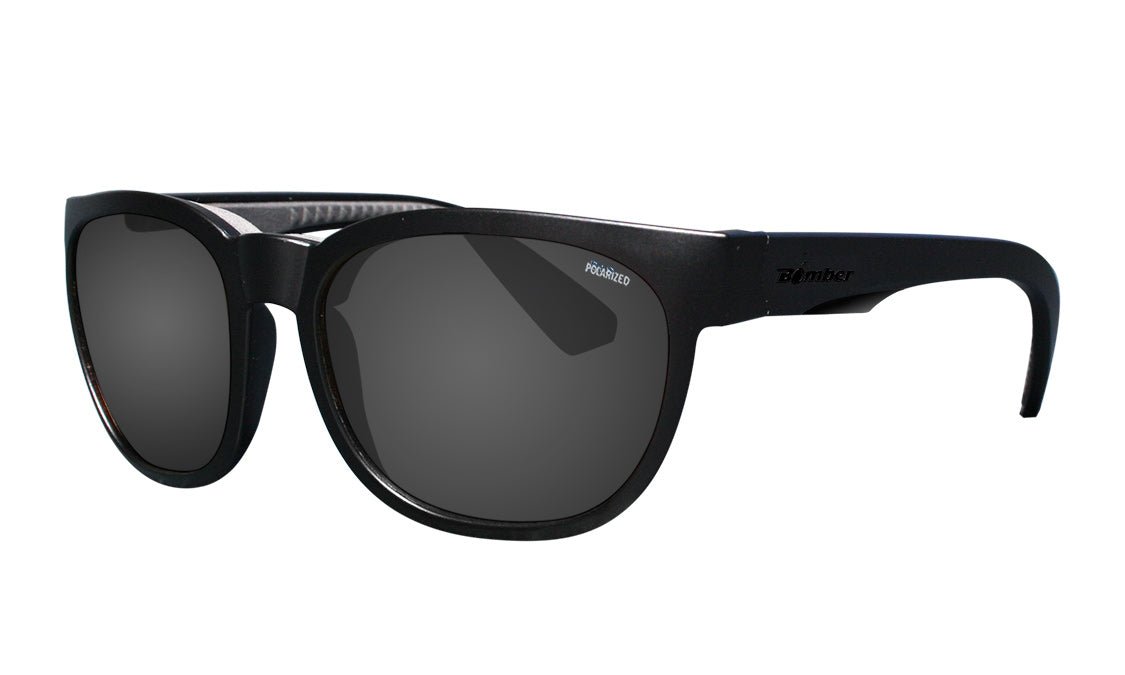 GROM - Polarized Smoke Blk - Sunglasses - Bomber Eyewear - GR111